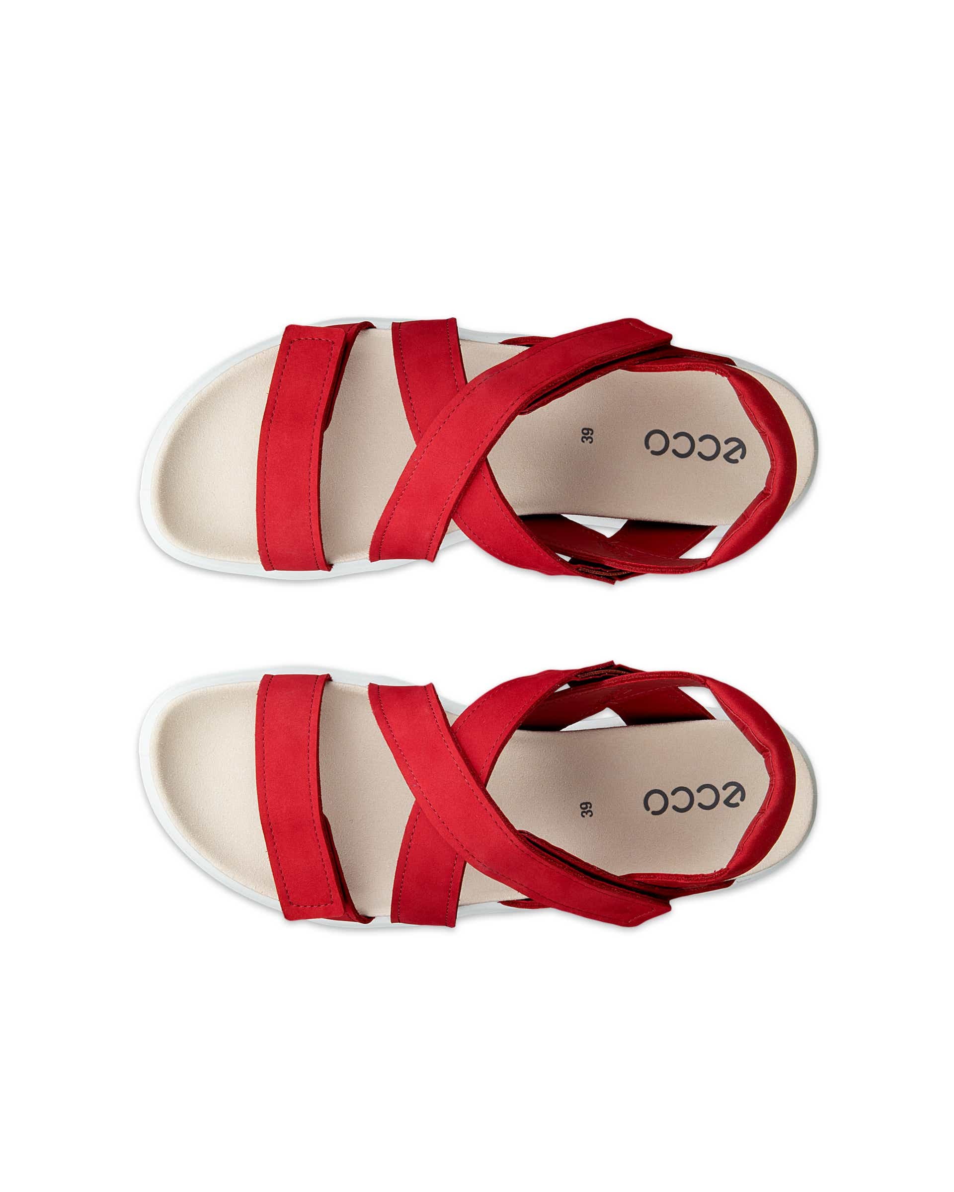 ECCO Soft Sandal Red