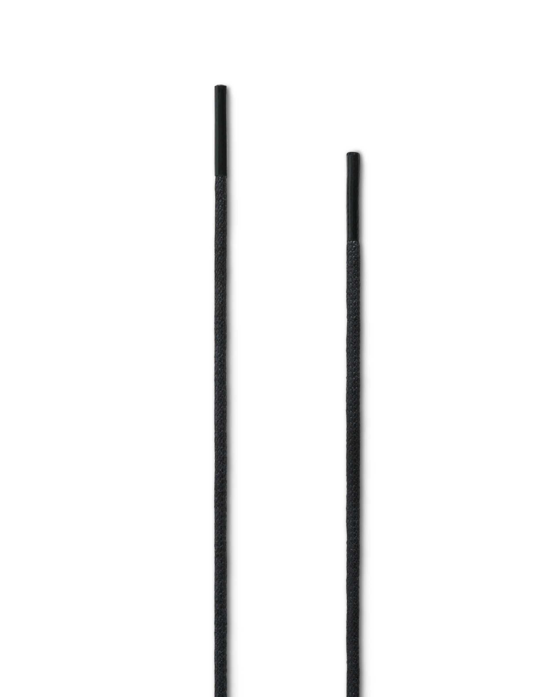 ECCO Round Laces Black
