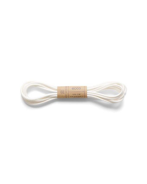 ECCO Round Laces White