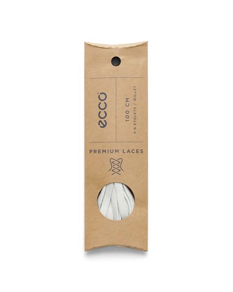 ECCO Flat Laces White