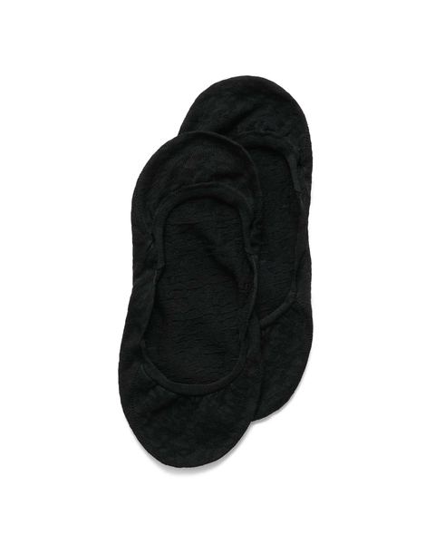ECCO Footies (2 Pairs Pack) Black