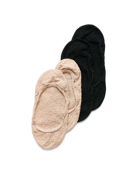 ECCO Footies (2 Pairs Pack) Black