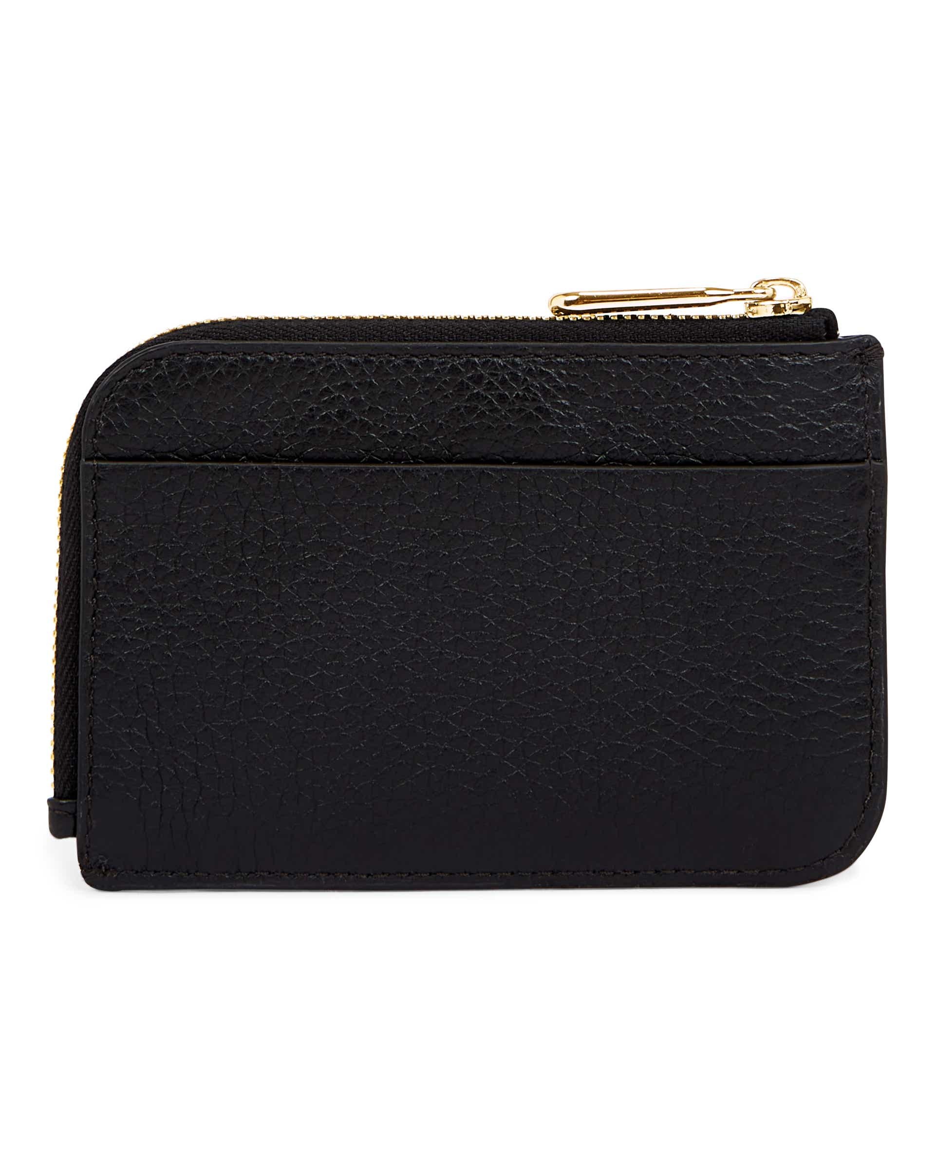 ECCO Card Case Zipped Black