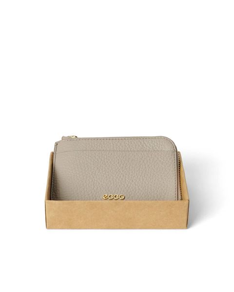ECCO Card Case Zipped Beige