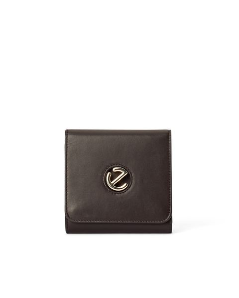 ECCO Wallet E Wave Lock Brown