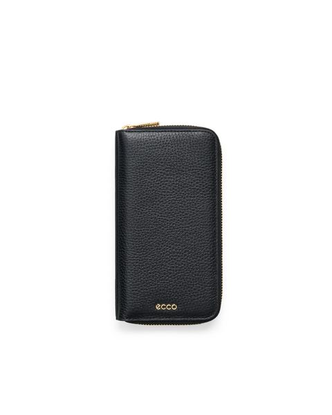 ECCO Wallet Zipped Black